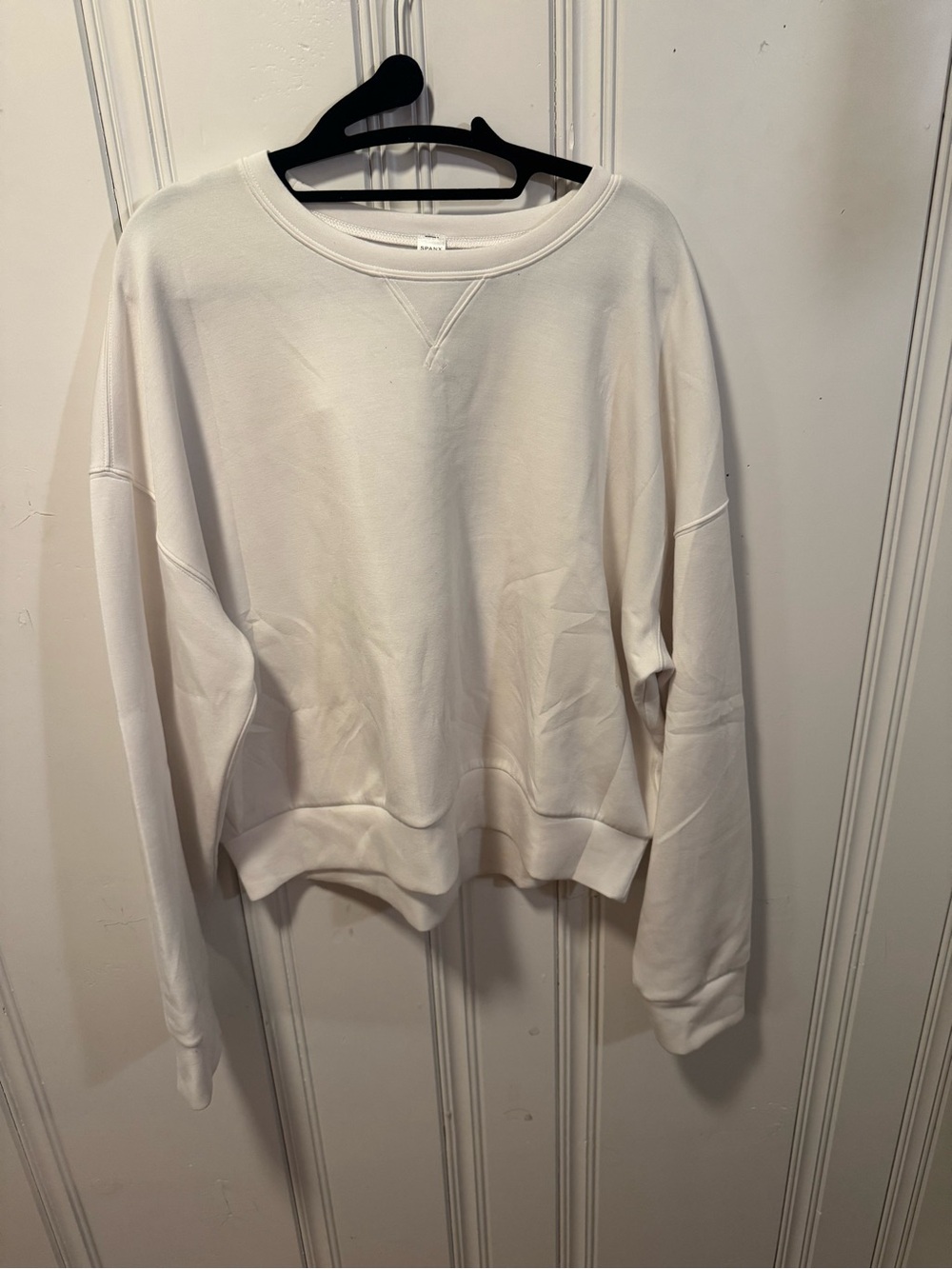 SPANX Airessentials White Crewneck Top